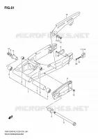 BRAS OSCILLANT ARRIERE pour Suzuki GSX-F 1250 2010