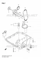 CARTER INFERIEUR   POMPE A HUILE pour Suzuki GSX-F 1250 2010