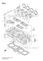 CULASSE pour Suzuki GSX-F 1250 2010