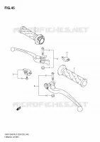 ENSEMBLE LEVIERS   POIGNEES pour Suzuki GSX-F 1250 2010