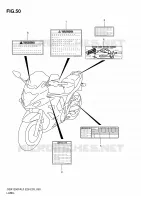 ETIQUETTE pour Suzuki GSX-F 1250 2010