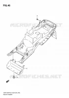 GARDE BOUE ARRIERE pour Suzuki GSX-F 1250 2010
