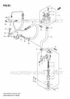 MAITRE CYLINDRE ARRIERE pour Suzuki GSX-F 1250 2010