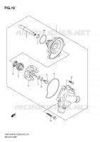 POMPE A EAU pour Suzuki GSX-F 1250 2010