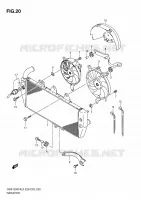RADIATEUR pour Suzuki GSX-F 1250 2010