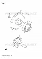 ROUE LIBRE DE DEMARREUR pour Suzuki GSX-F 1250 2010
