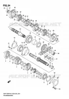TRANSMISSION pour Suzuki GSX-F 1250 2010