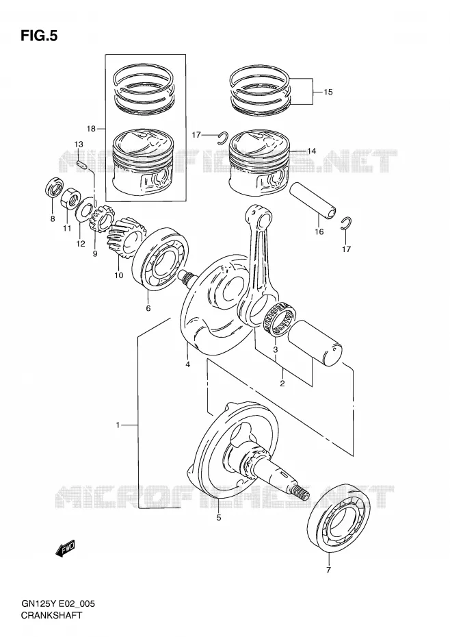 VILEBREQUIN Suzuki MOTO 125 GN 1999  GN125EX(E2)