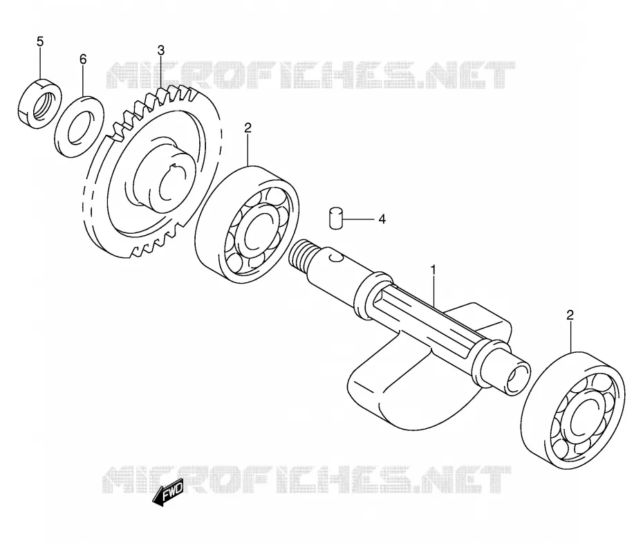 BALANCIER Suzuki MOTO 400 DR-Z 2000  DR-Z400EY(E3/E28)