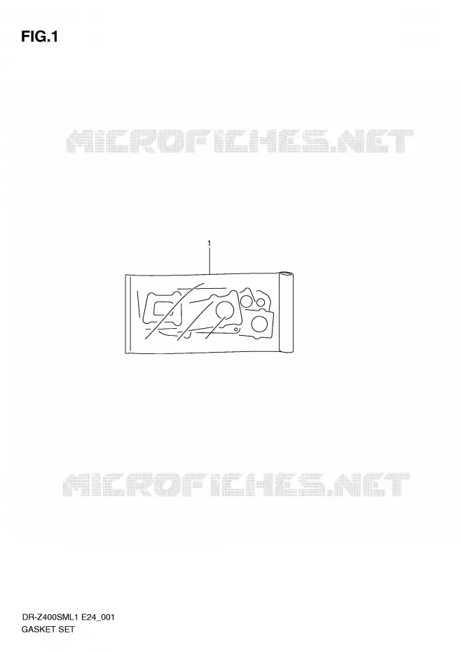 KIT JOINTS Suzuki MOTO 400 DR-Z 2011  DR-Z400SML1(E24)