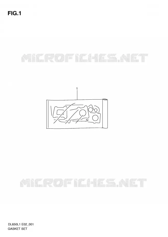 KIT JOINTS Suzuki MOTO 650 V-STROM 2011  DL650UEL1(E2)