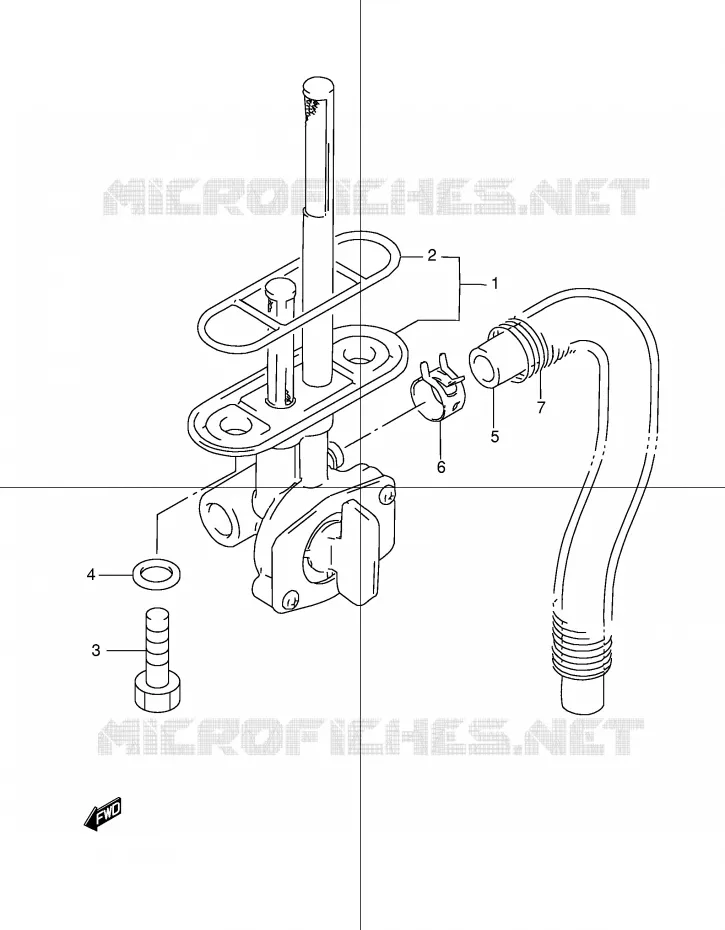 ROBINET D'ESSENCE Suzuki MOTO 250 DR 1999  DR250RX(E24)