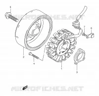 ALTERNATEUR pour Suzuki GSX 400 1997
