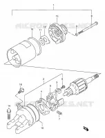 DEMARREUR pour Suzuki GSX 400 1997