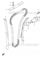 DISTRIBUTION pour Suzuki GSX 400 1997