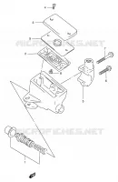 MAITRE CYLINDRE AVANT pour Suzuki GSX 400 1997