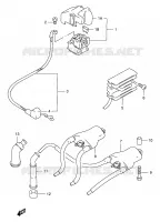 PARTIE ELECTRIQUE pour Suzuki GSX 400 1997