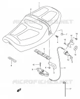 SELLE pour Suzuki GSX 400 1997