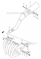 SILENCIEUX pour Suzuki GSX 400 1997