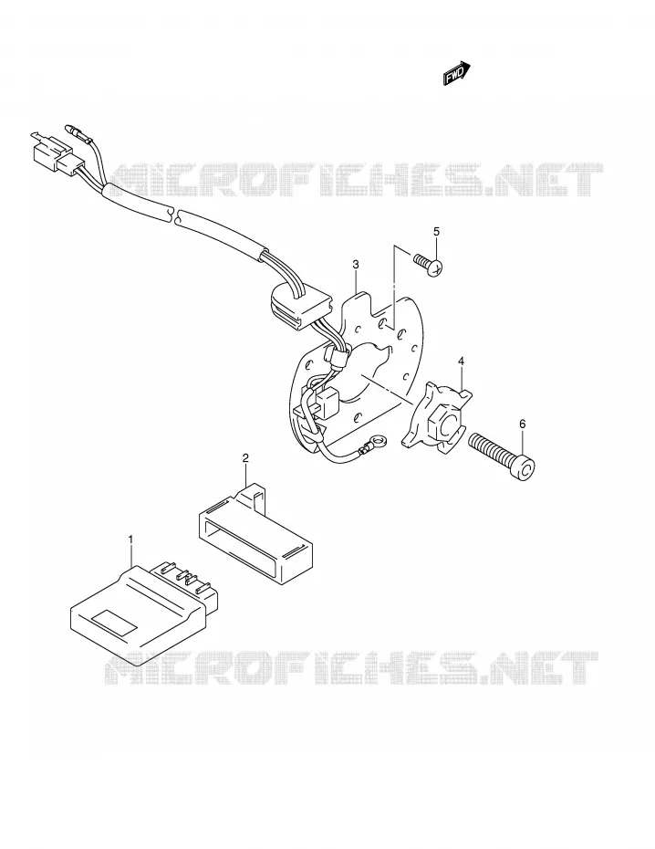 ALTERNATEUR (MODELE K4) Suzuki MOTO 600 BANDIT 2002  GSF600K2(E2)