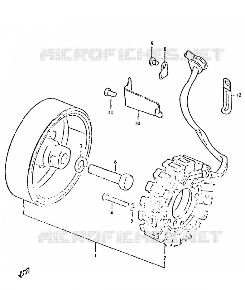 ALTERNATEUR Suzuki MOTO 400 GSX 1981  GSX400LX(T/X)