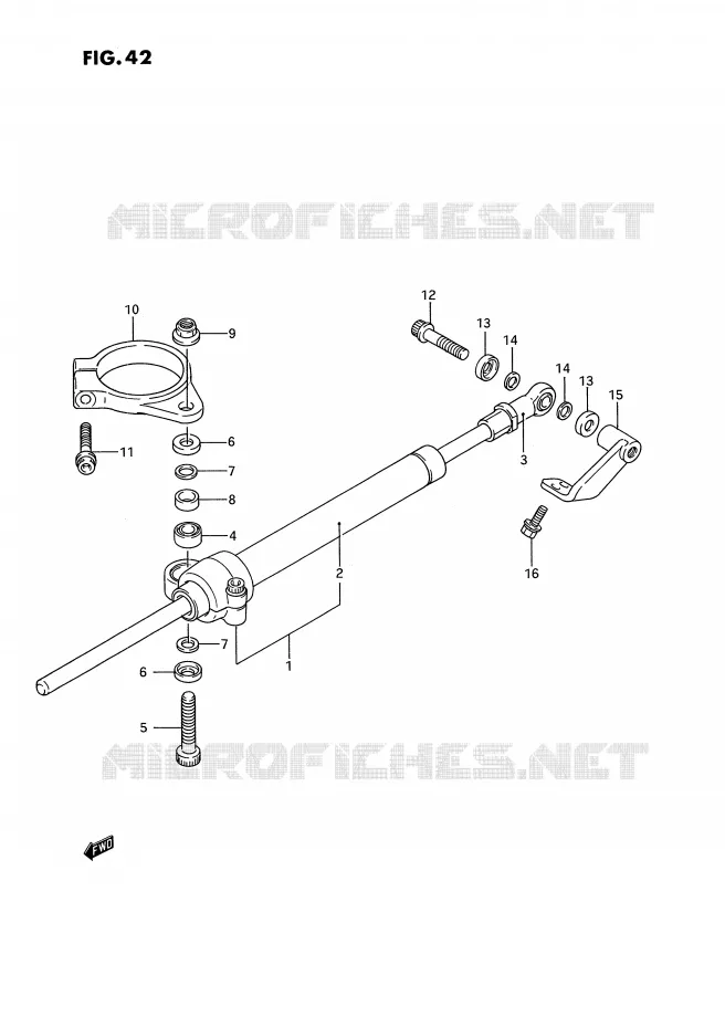 AMORTISSEUR DE DIRECTION (MODELE N/P) Suzuki MOTO 750 GSX-R 1992  GSX-R750WN(E2)