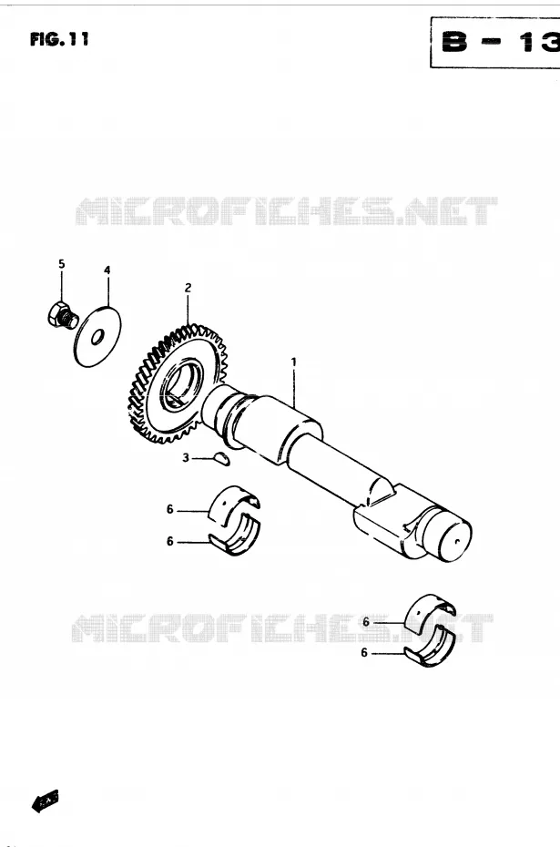 BALANCIER D'EQUILIBRAGE Suzuki MOTO 250 GSX 1982  GSX250ESZ(Z/D)