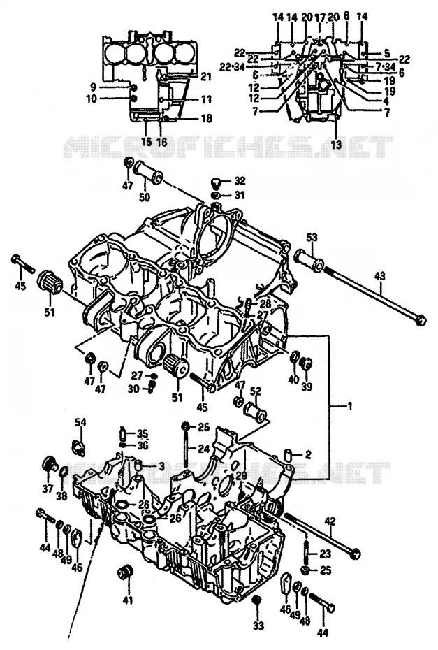 CARTER Suzuki MOTO 750 GSX-R 1987  GSX-R750XH(F/G/H)