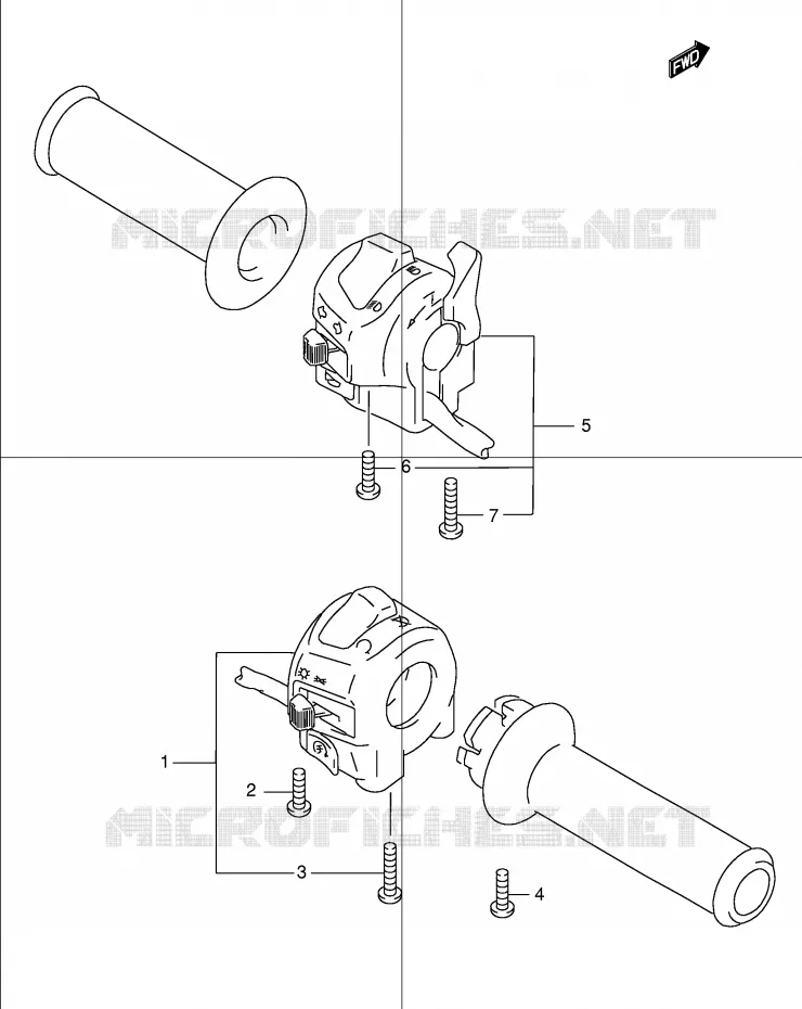 COMMODOS (GSF1200SK1/SK2) Suzuki MOTO 1200 BANDIT 2004  GSF1200SK4(E2)