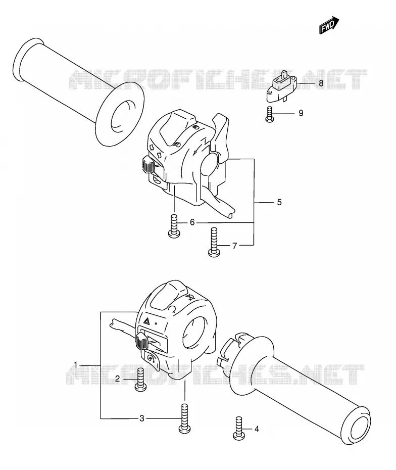 COMMODOS (GSF600K3/K4/UK3/UK4/ZK4) Suzuki MOTO 600 BANDIT 2003  GSF600K3(E2)
