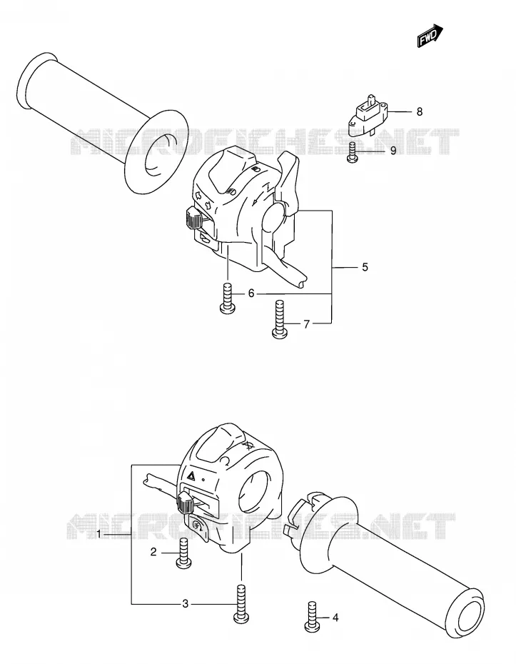 COMMODOS (GSF600SK3/SK4/SUK3/SUK4) Suzuki MOTO 600 BANDIT 2003  GSF600SUK3(E2)