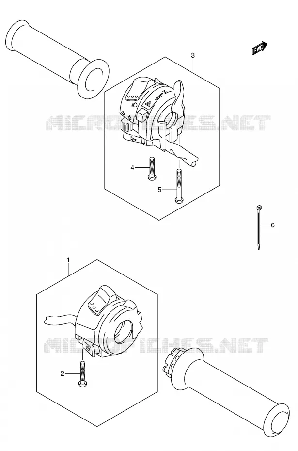 COMMODOS Suzuki MOTO 650 BANDIT 2005  GSF650UAK5(E2)