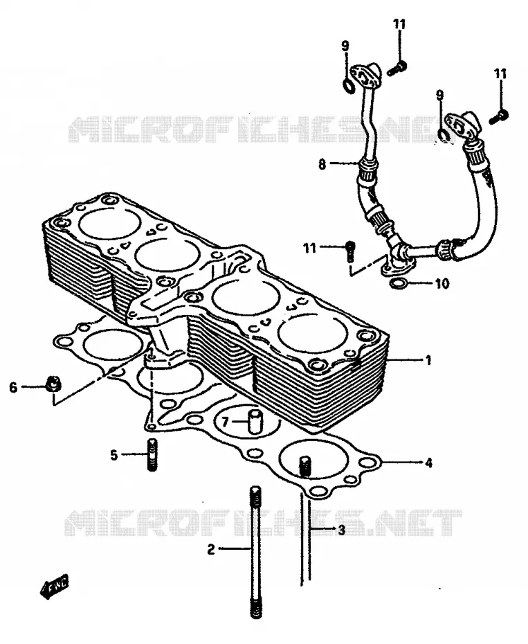 CYLINDRE Suzuki MOTO 750 GSX-R 1986  GSX-750G(F/G/H) E34