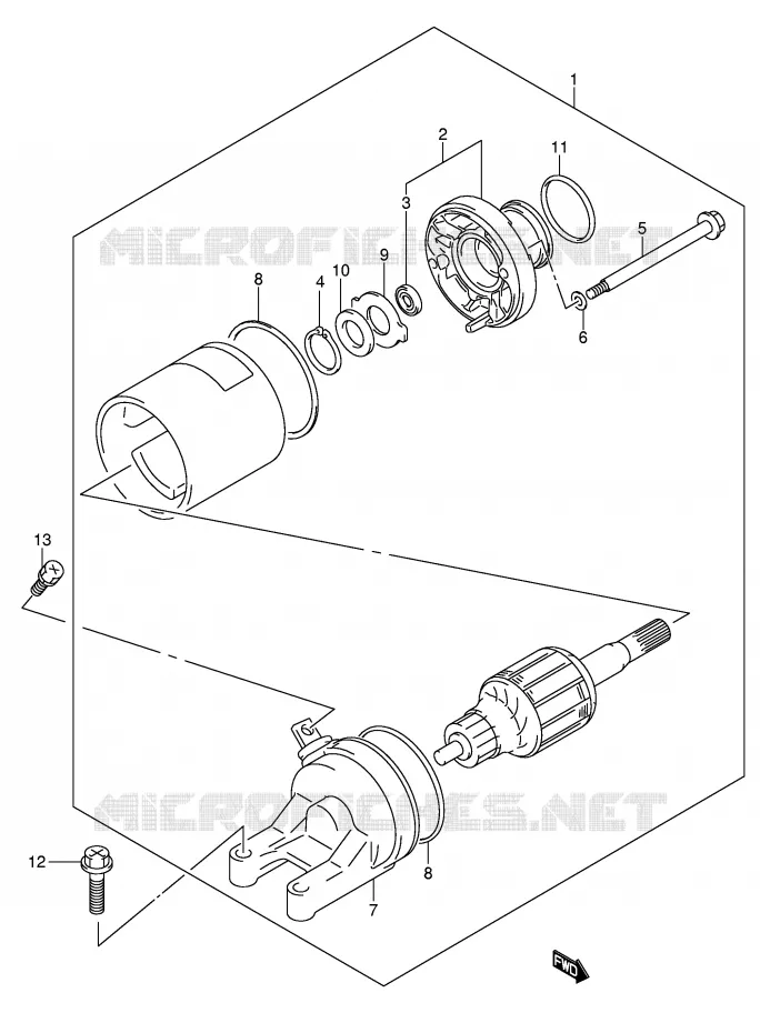 DEMARREUR Suzuki MOTO 650 BANDIT 2006  GSF650SAK6(E2)
