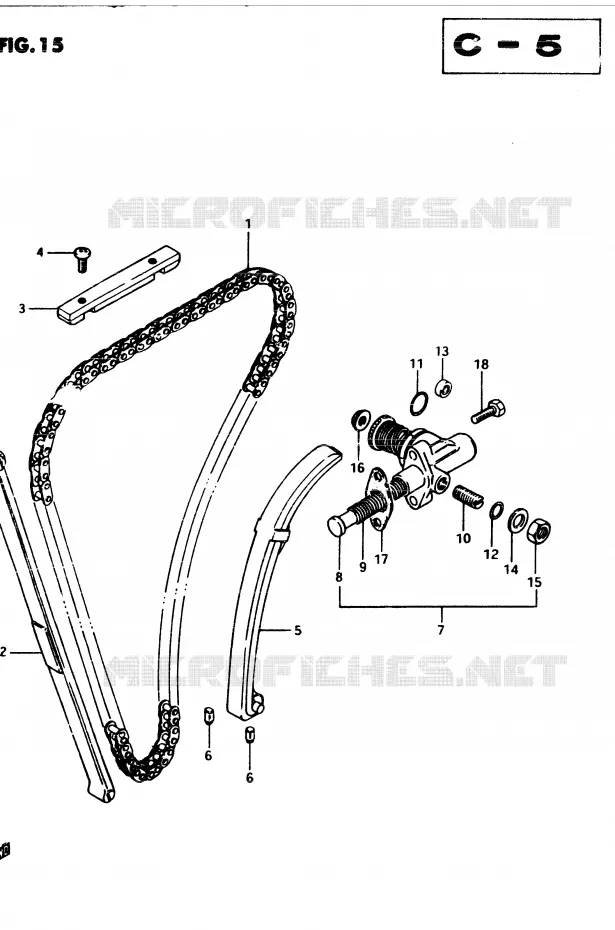 DISTRIBUTION (MODELE D) Suzuki MOTO 250 GSX 1982  GSX250EZ(Z/D)