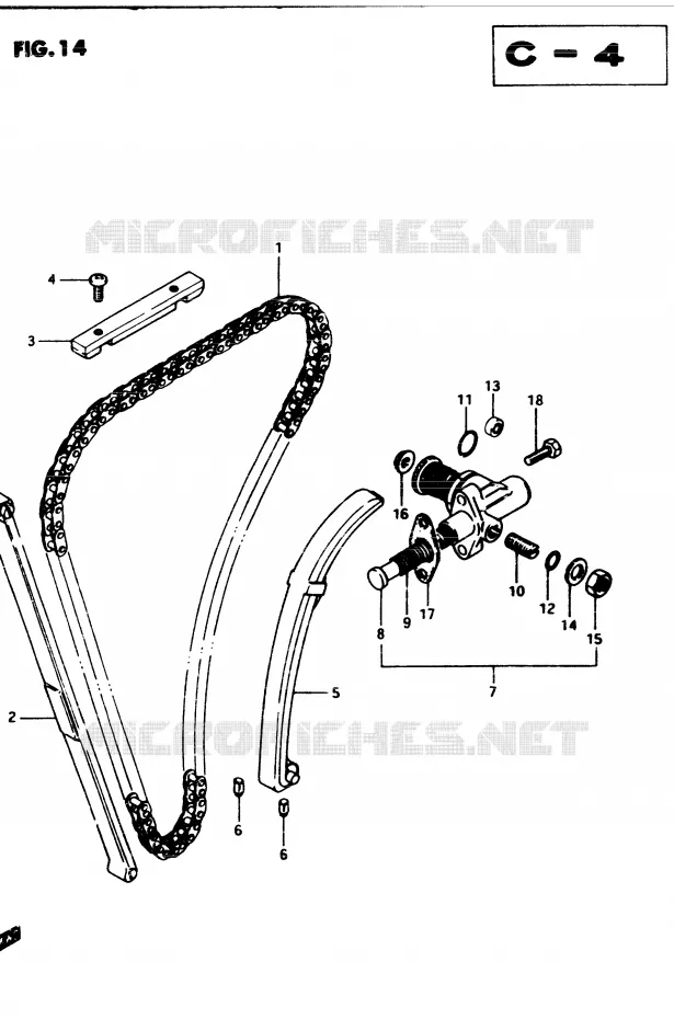 DISTRIBUTION (MODELE Z) Suzuki MOTO 250 GSX 1982  GSX250ESZ(Z/D)