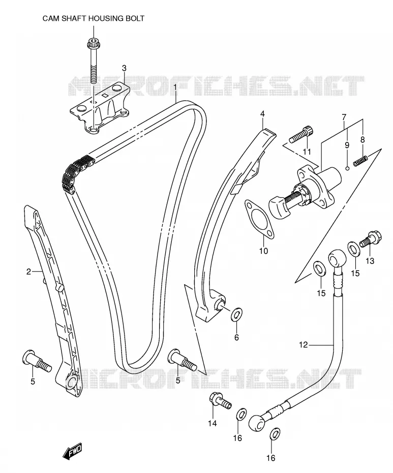 DISTRIBUTION Suzuki MOTO 600 GSX-R 2002  GSX-R600U1K2(E2)