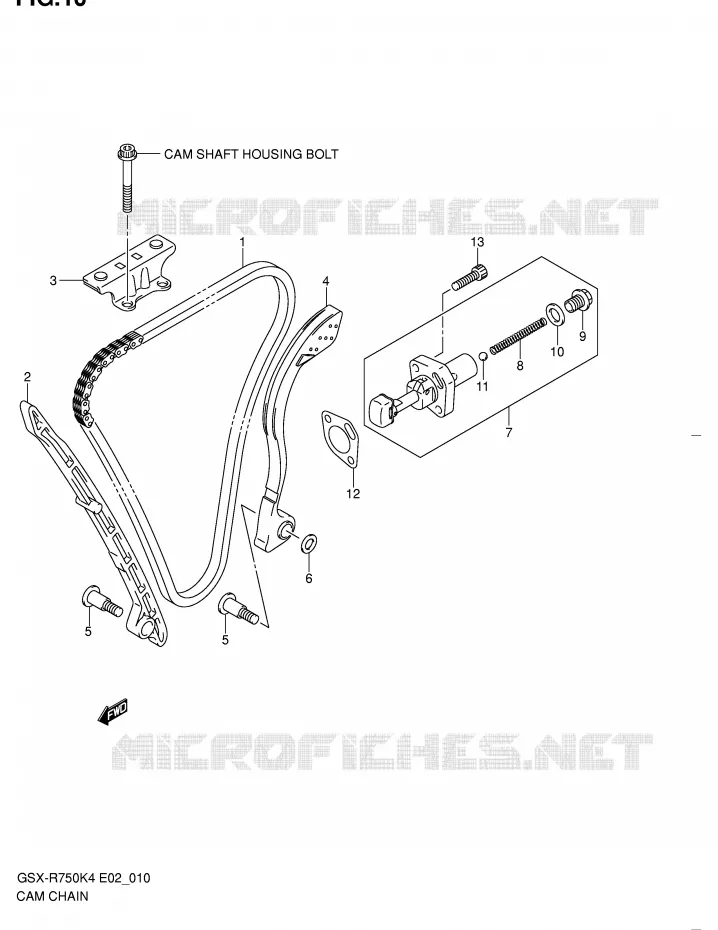 DISTRIBUTION Suzuki MOTO 600 GSX-R 2005  GSX-R600U3XK5(E2)