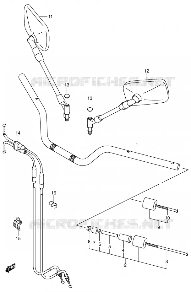 GUIDON Suzuki MOTO 1400 GSX 2002  GSX1400K2(E2)