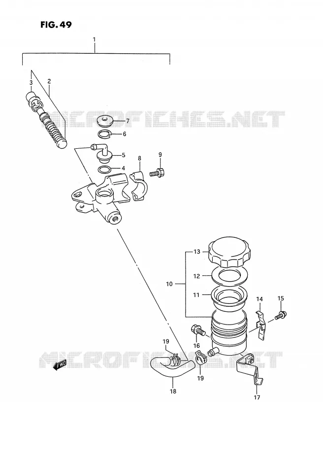 MAITRE CYLINDRE AVANT Suzuki MOTO 750 GSX-R 1995  GSX-R750WS(E2)