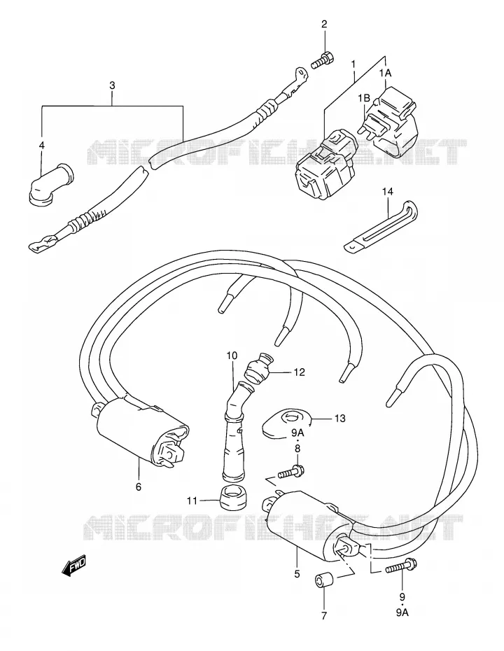 PARTIE ELECTRIQUE (GSF1200ST/SV/SW/SX/SY) Suzuki MOTO 1200 BANDIT 2000  GSF1200SY(E28)