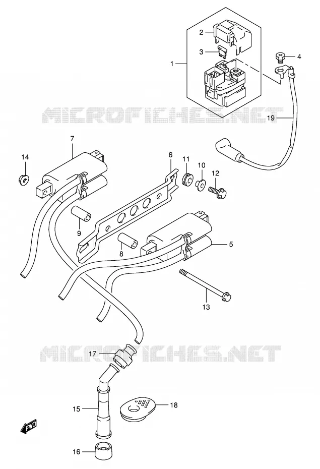 PARTIE ELECTRIQUE Suzuki MOTO 650 BANDIT 2005  GSF650SUK5(E2)