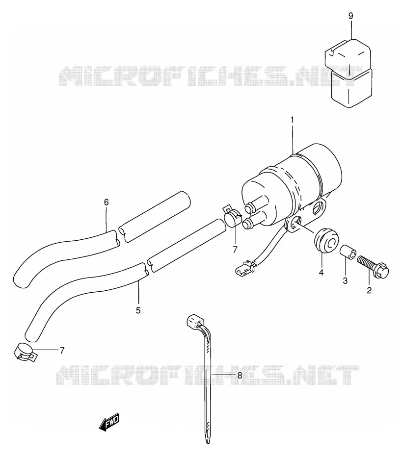 POMPE A ESSENCE Suzuki MOTO 250 GSX 1992  GSX250FN(E24)
