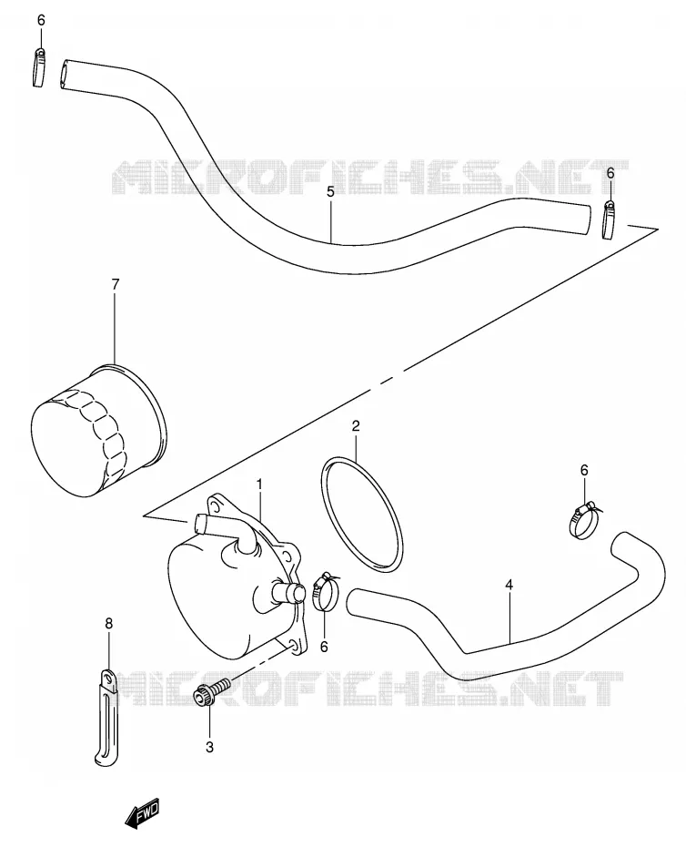 RADIATEUR D'HUILE Suzuki MOTO 600 GSX-R 2001  GSX-R600K1(E2)