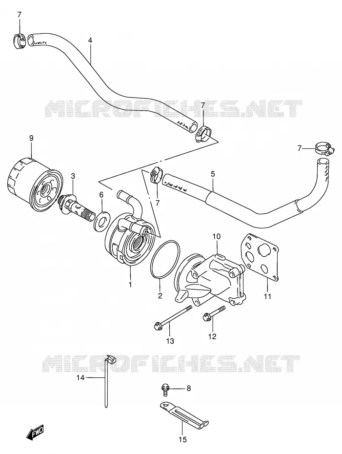 RADIATEUR D'HUILE Suzuki MOTO 750 GSX-R 1999  GSX-R750X(E2)