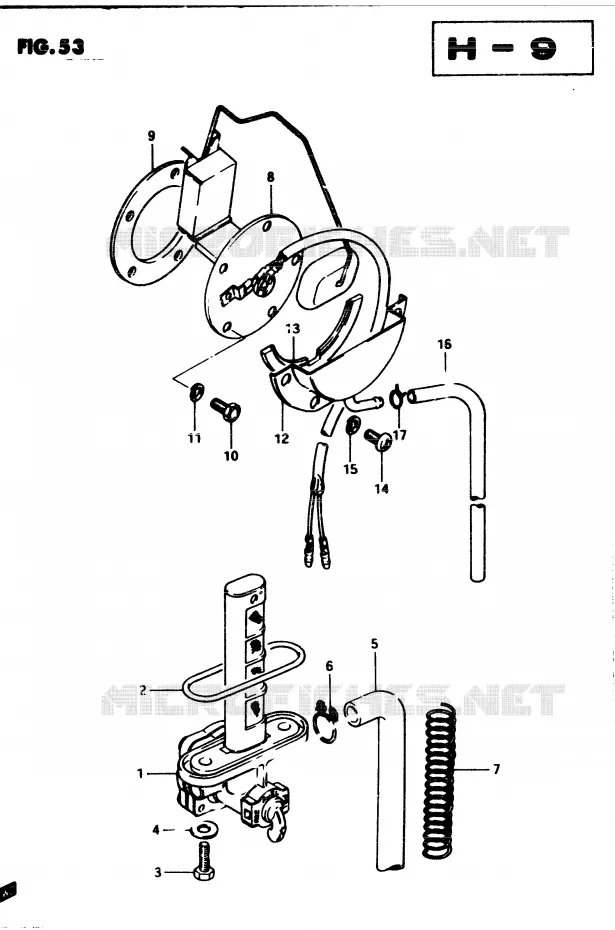 ROBINET D'ESSENCE Suzuki MOTO 250 GSX 1983  GSX250ESD(Z/D)