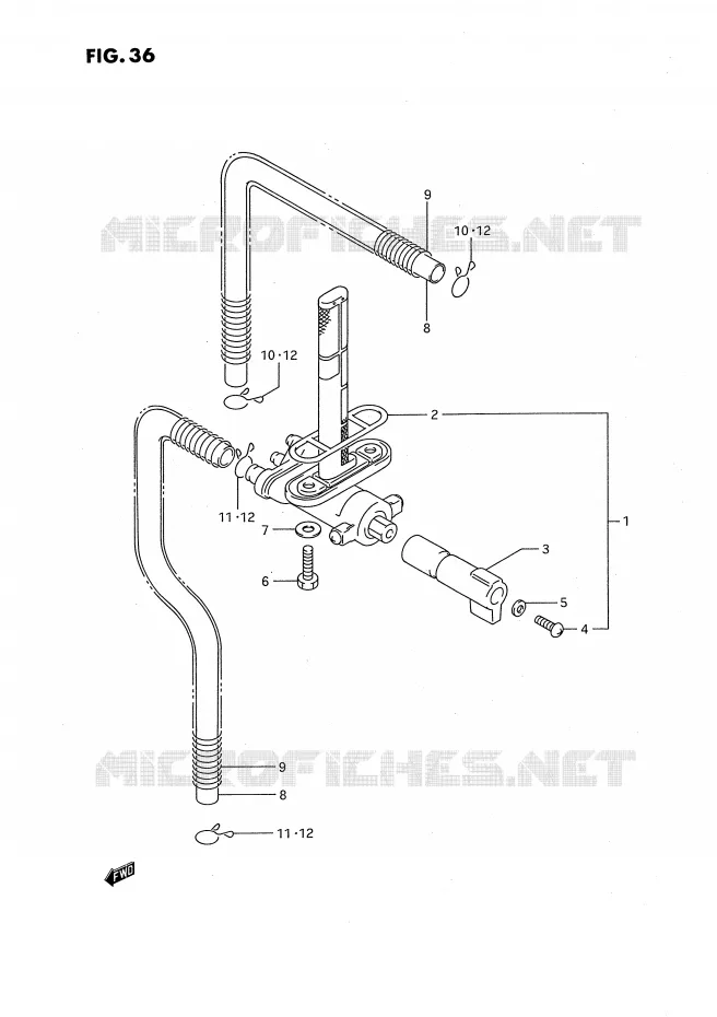 ROBINET D'ESSENCE Suzuki MOTO 750 GSX-R 1994  GSX-R750SPR(E4)