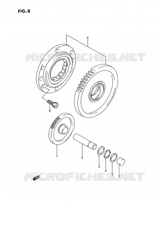 ROUE LIBRE DE DEMARREUR Suzuki MOTO 750 GSX-R 1994  GSX-R750SPR(E4)