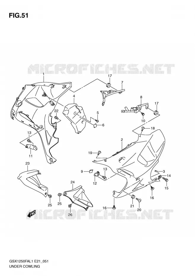 SABOT Suzuki MOTO 1250 GSX-F 2011  GSX1250FAL1(E21)