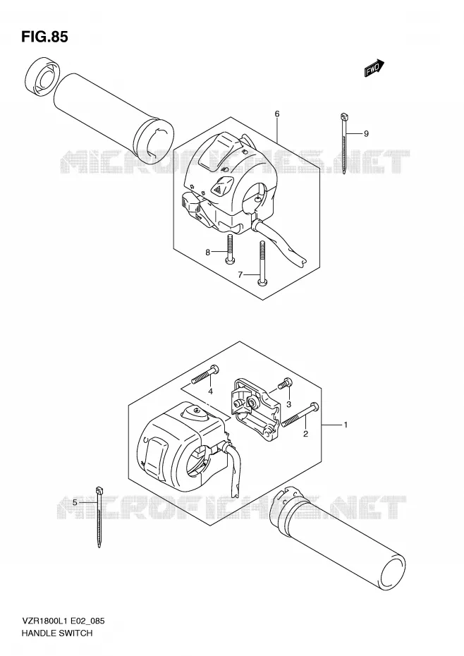 COMMODOS (VZR1800L1 E19) Suzuki MOTO 1800 INTRUDER 2011  VZR1800ZL1(E2)